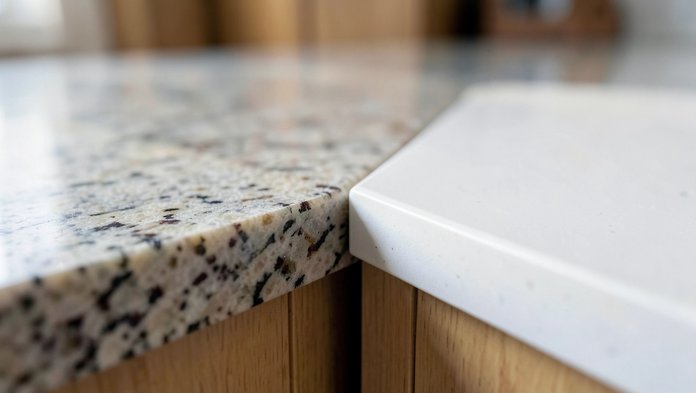 Granit Perfect White czy konglomerat: uczciwe porównanie przed zakupem