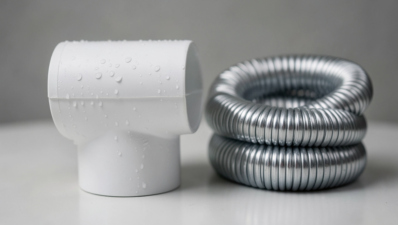 Rura PVC czy elastyczny aluminium do wentylatora łazienkowego