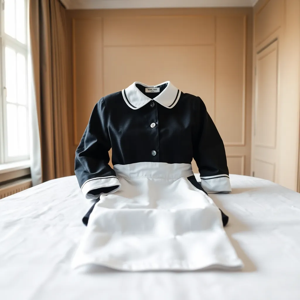 Strój pokojowej w hotelu