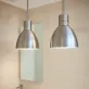 Lampy wiszące do łazienki srebrne