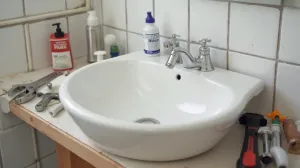 montaż umywalki