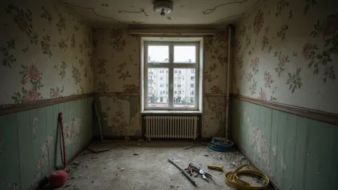 Remont starego mieszkania w bloku