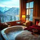 Romantyczny weekend dla dwojga z jacuzzi w pokoju w górach