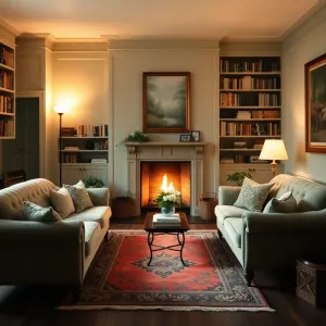 Salon w stylu angielskim  inspiracje
