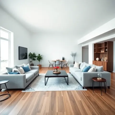 Salon z jadalnią