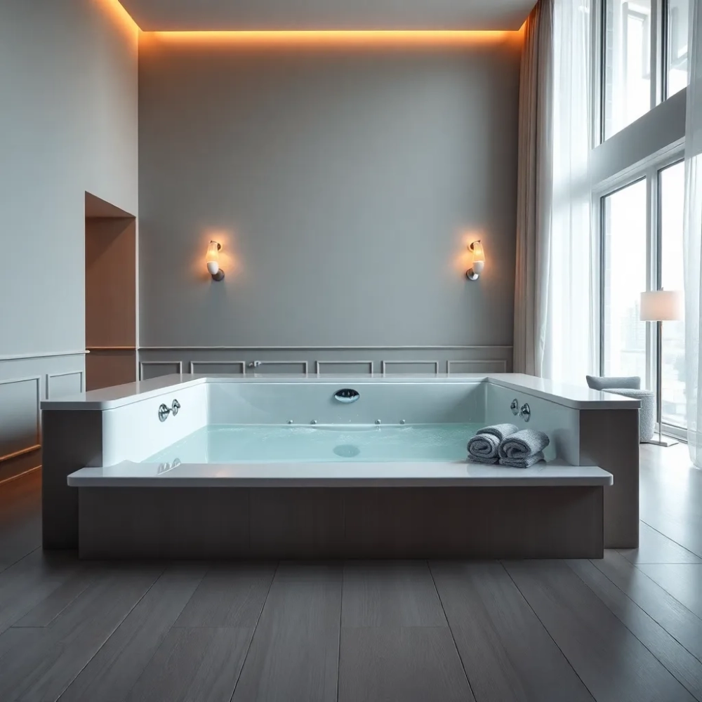 Apartament z jacuzzi w pokoju Mazowieckie