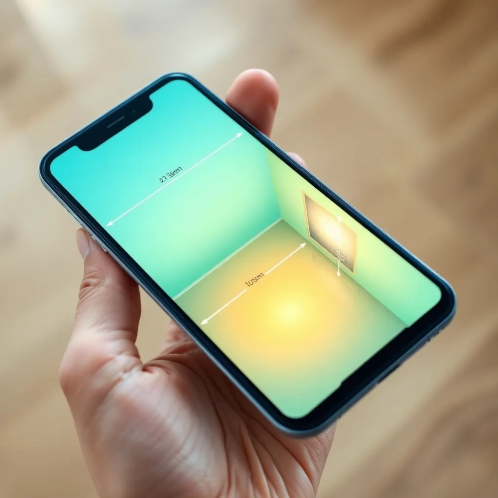 Aplikacja do mierzenia powierzchni pokoju