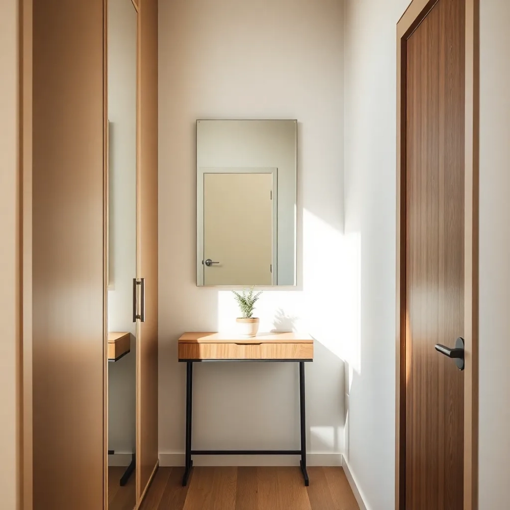 Aranżacja wąskiego przedpokoju w bloku