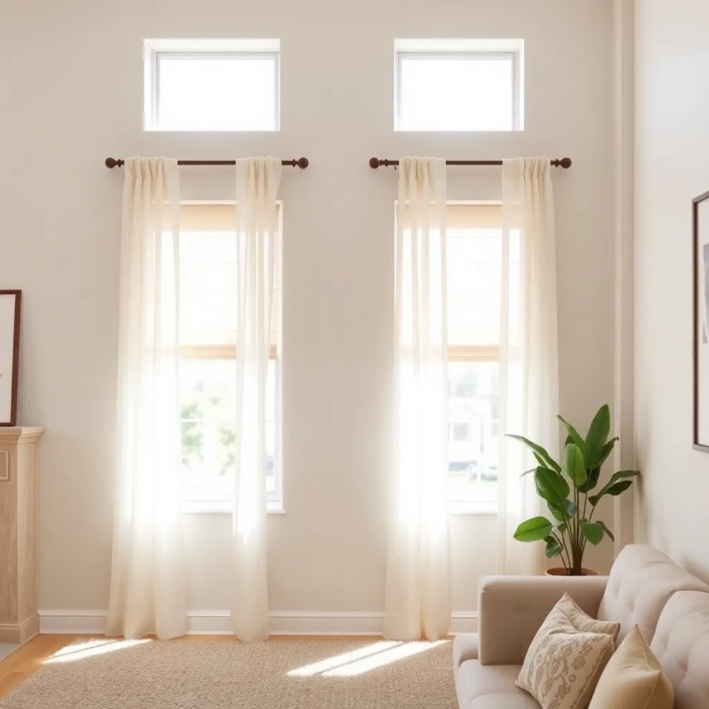 Aranżacje małych okien w salonie