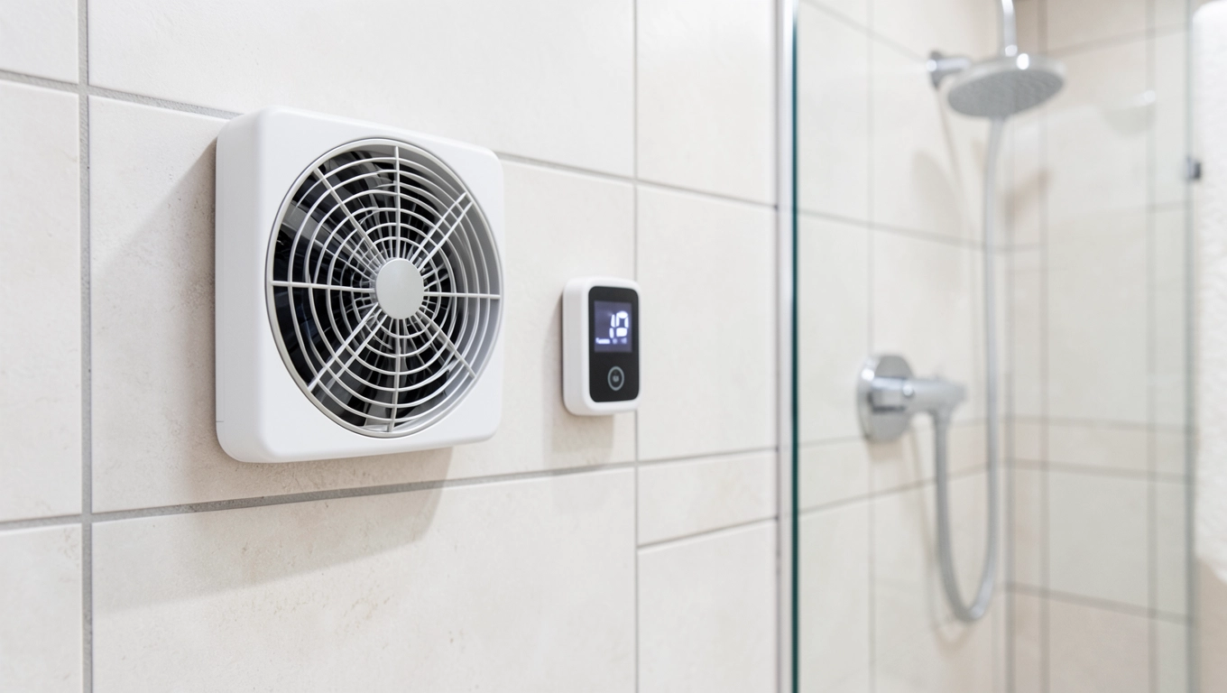 Automatyczna wentylacja dzięki czujnikowi wilgotności i timerowi