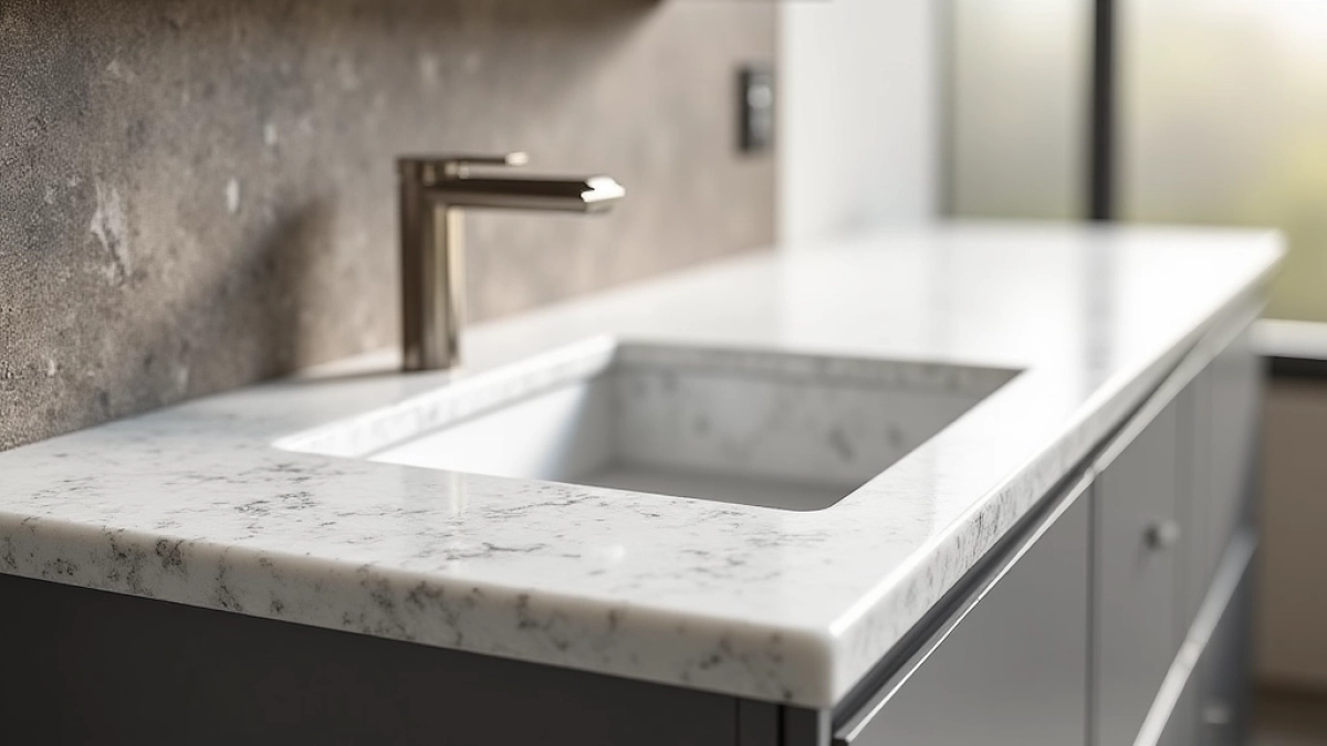 blat do łazienki z konglomeratu