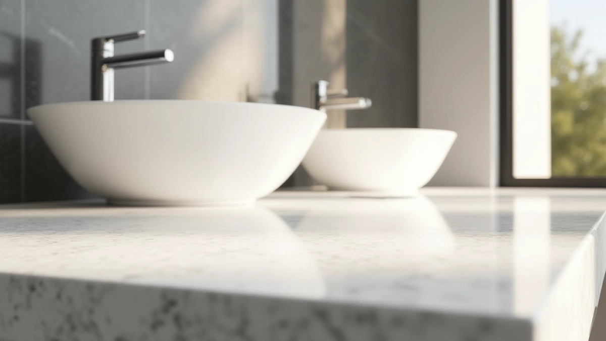 blat łazienkowy spieki kwarcowe warszawa