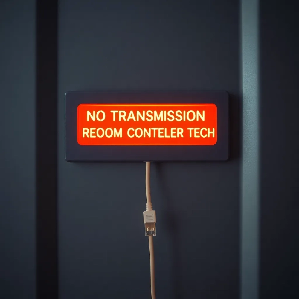 Brak transmisji z regulatorem pokojowym Tech