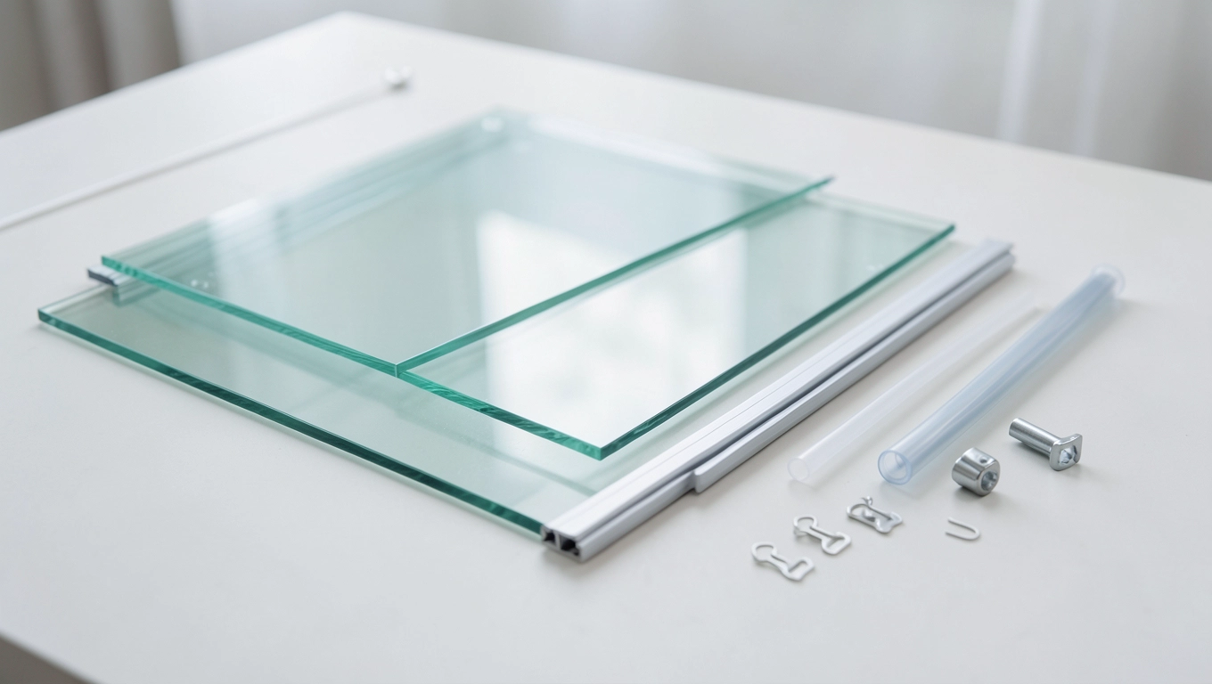 Cena materiałów do montażu szyby prysznicowej