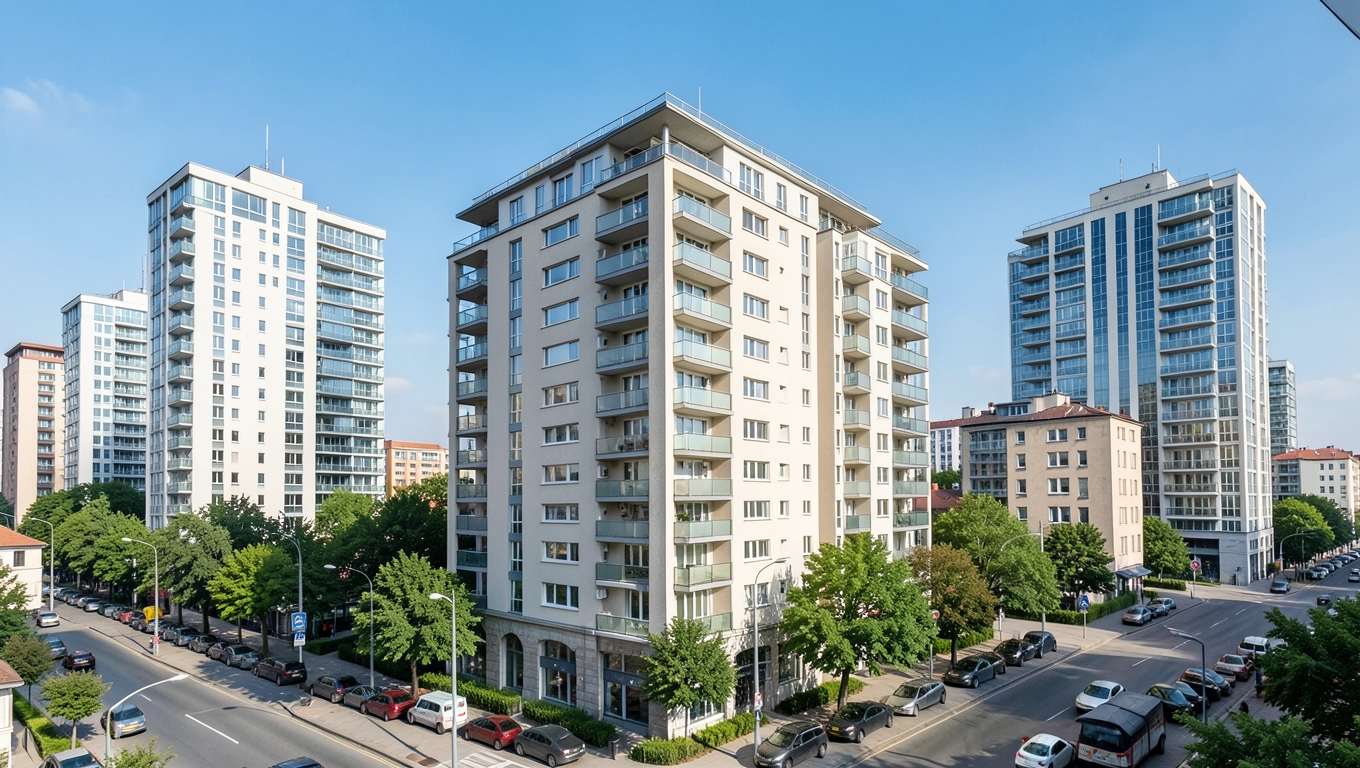 Ceny m² mieszkania w bloku w dużych miastach