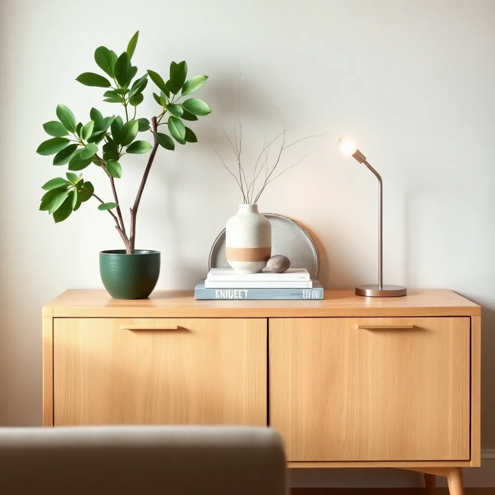 Co postawić na komodzie w salonie