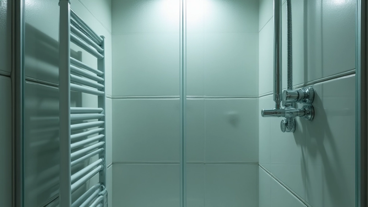 Czy grzejnik może być pod prysznicem