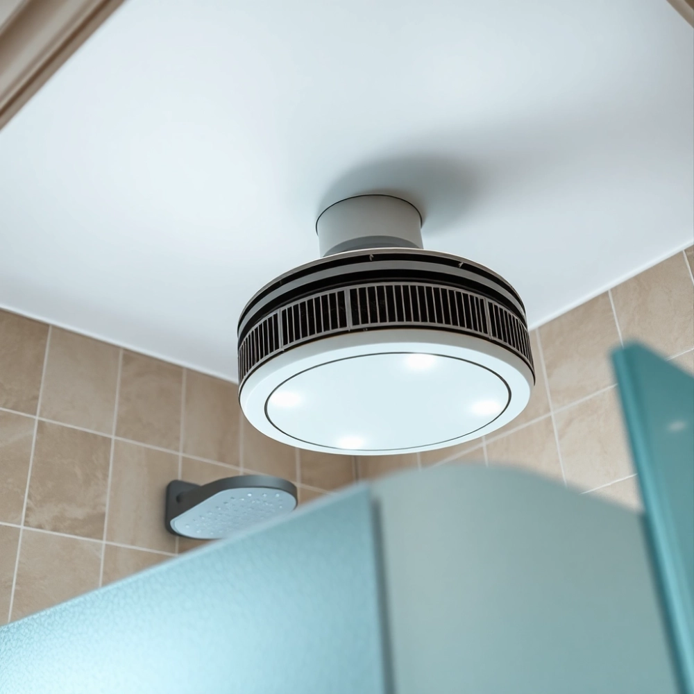 Czy wentylator łazienkowy może być nad prysznicem