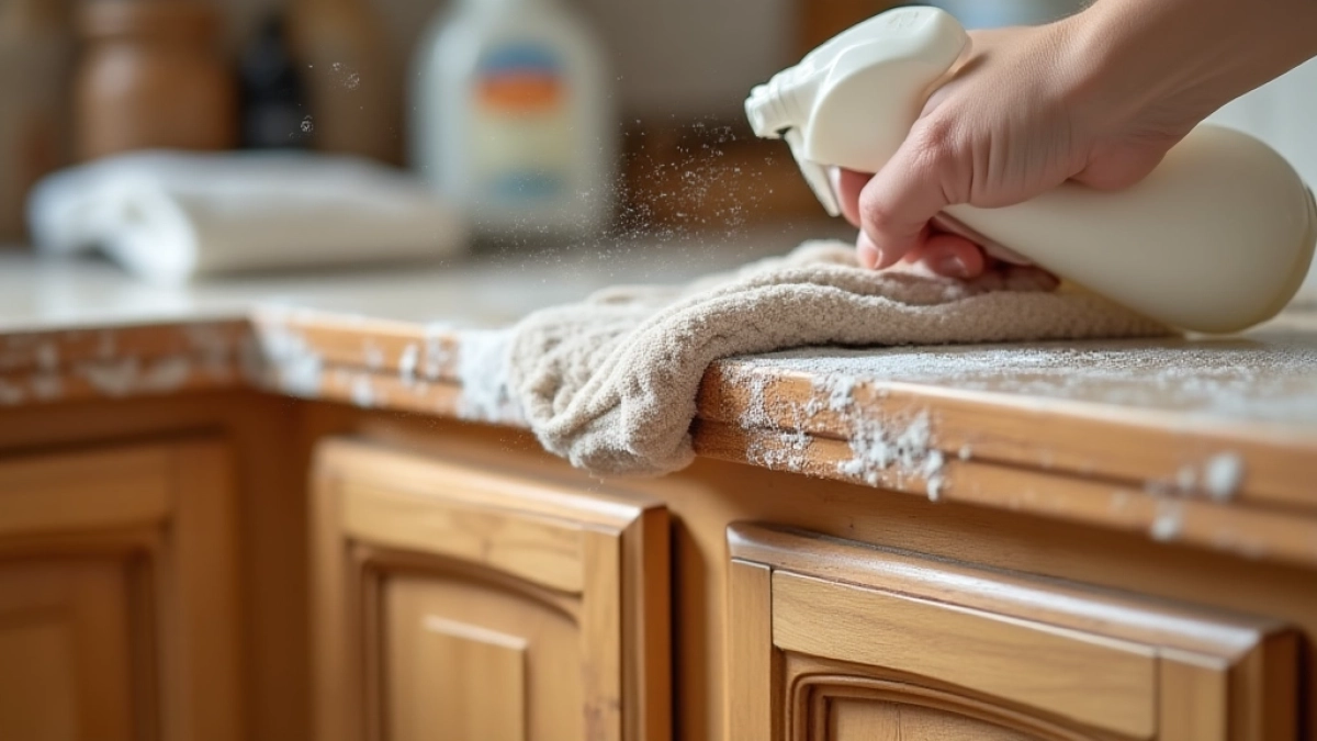 czym odtłuścić szafki kuchenne przed malowaniem