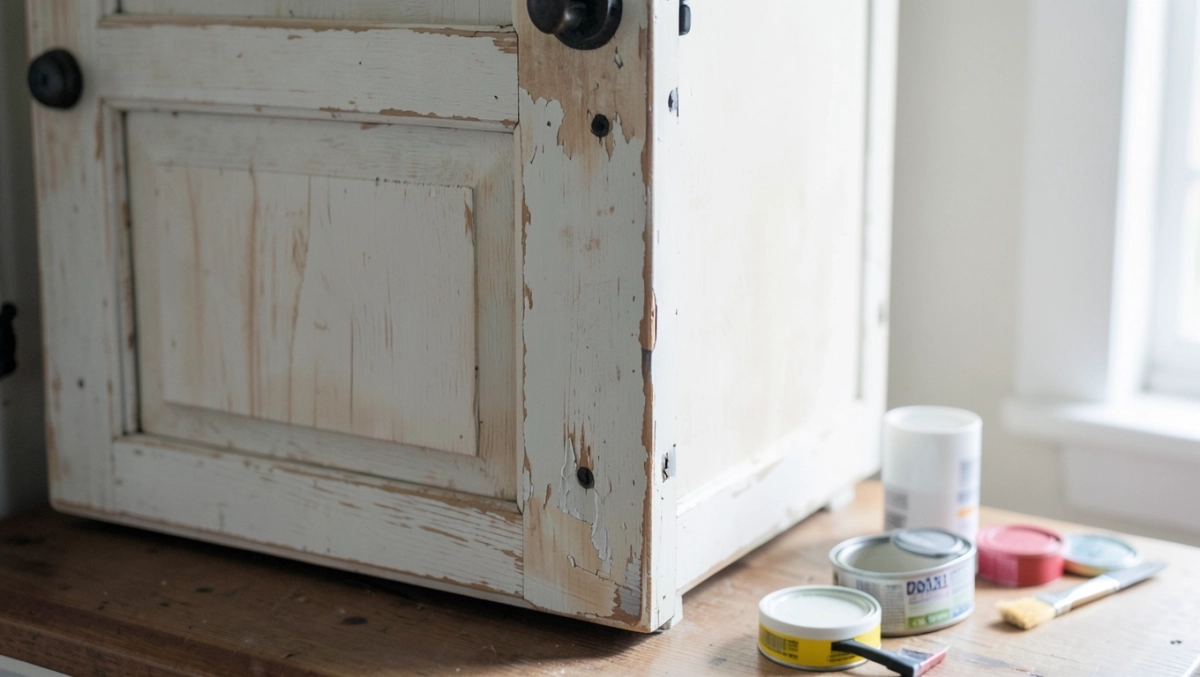 czym pomalowac szafke z okleiny