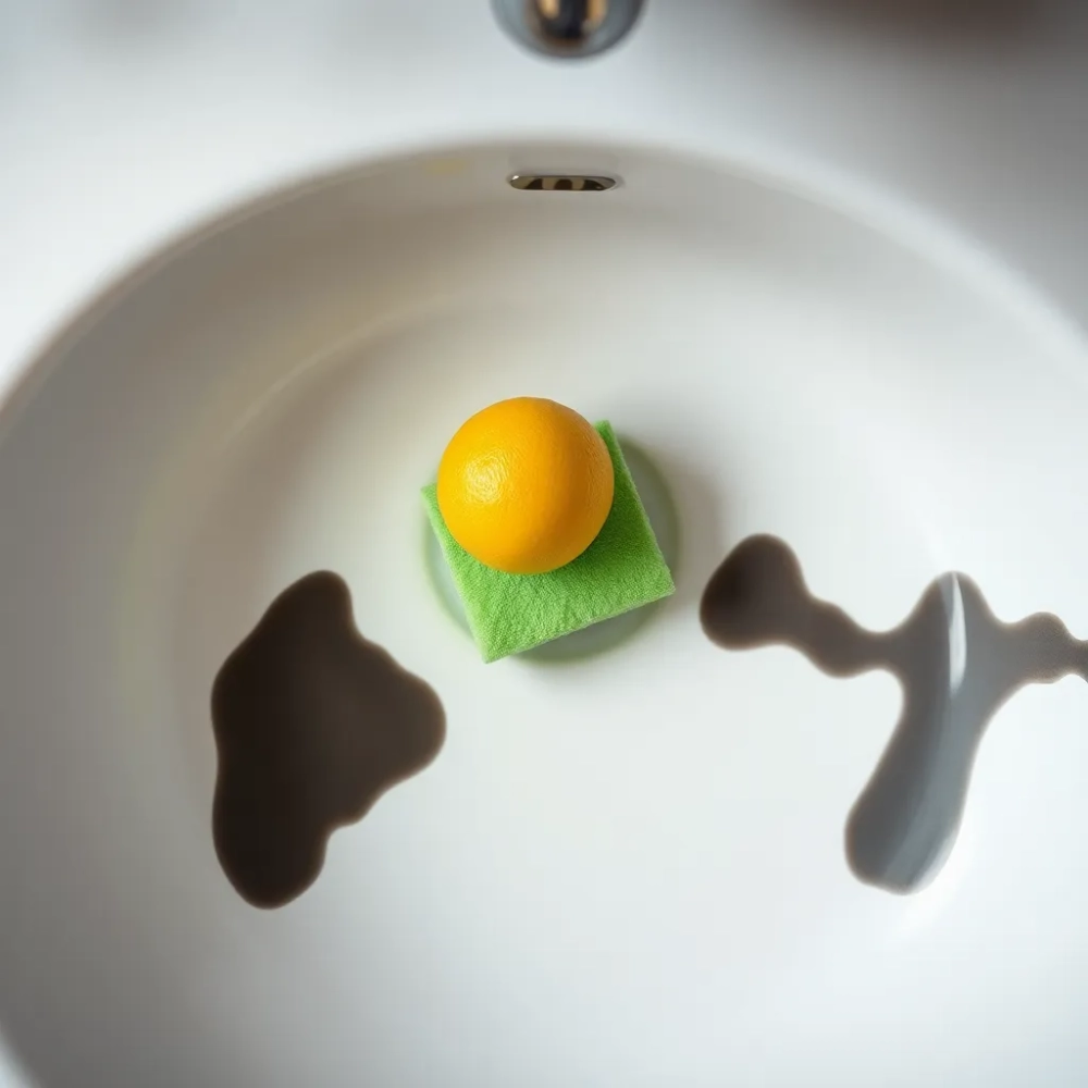 Czym usunąć czarne rysy z umywalki