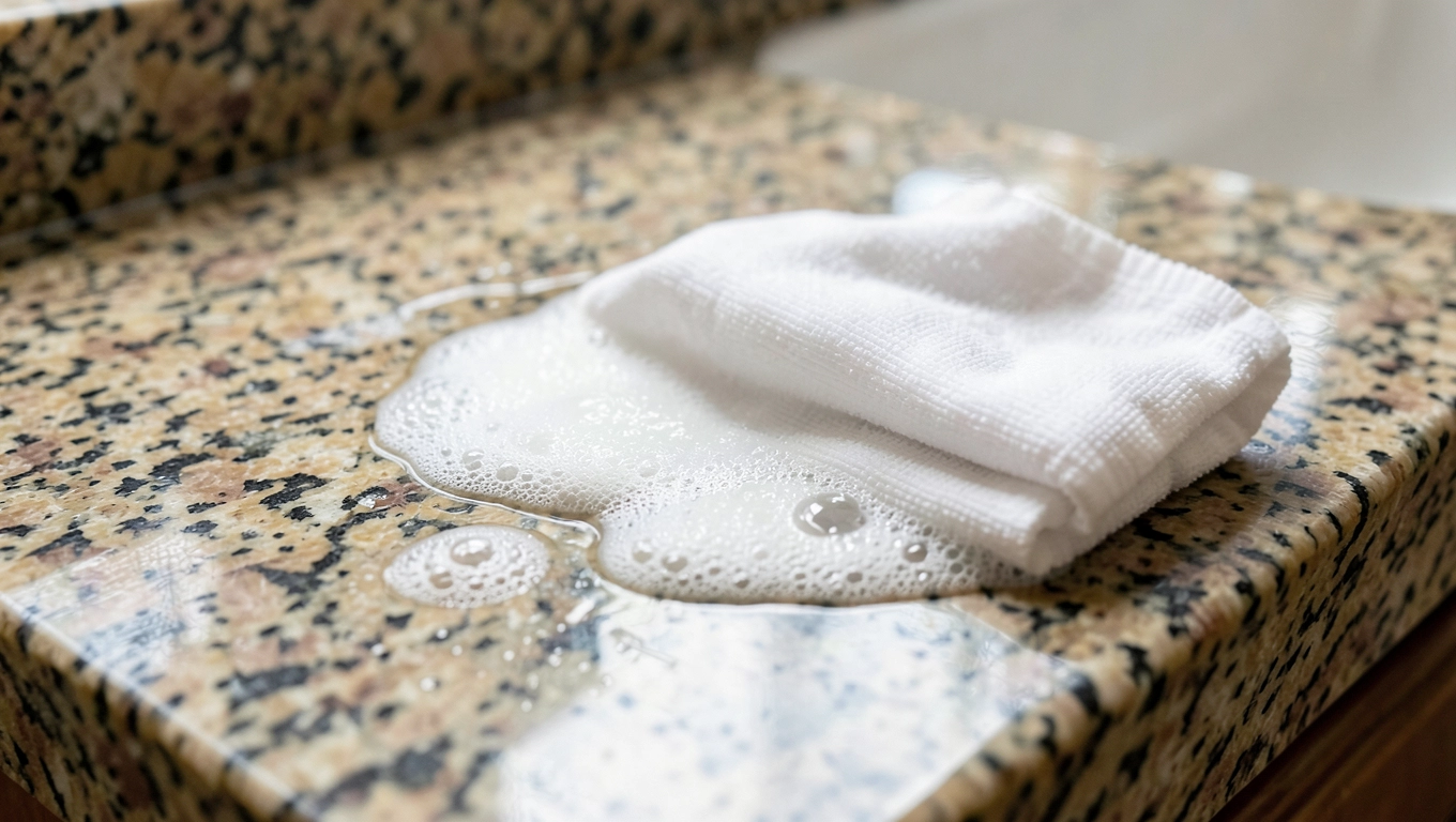 Czyszczenie granitowych blatów łazienkowych Podlasie