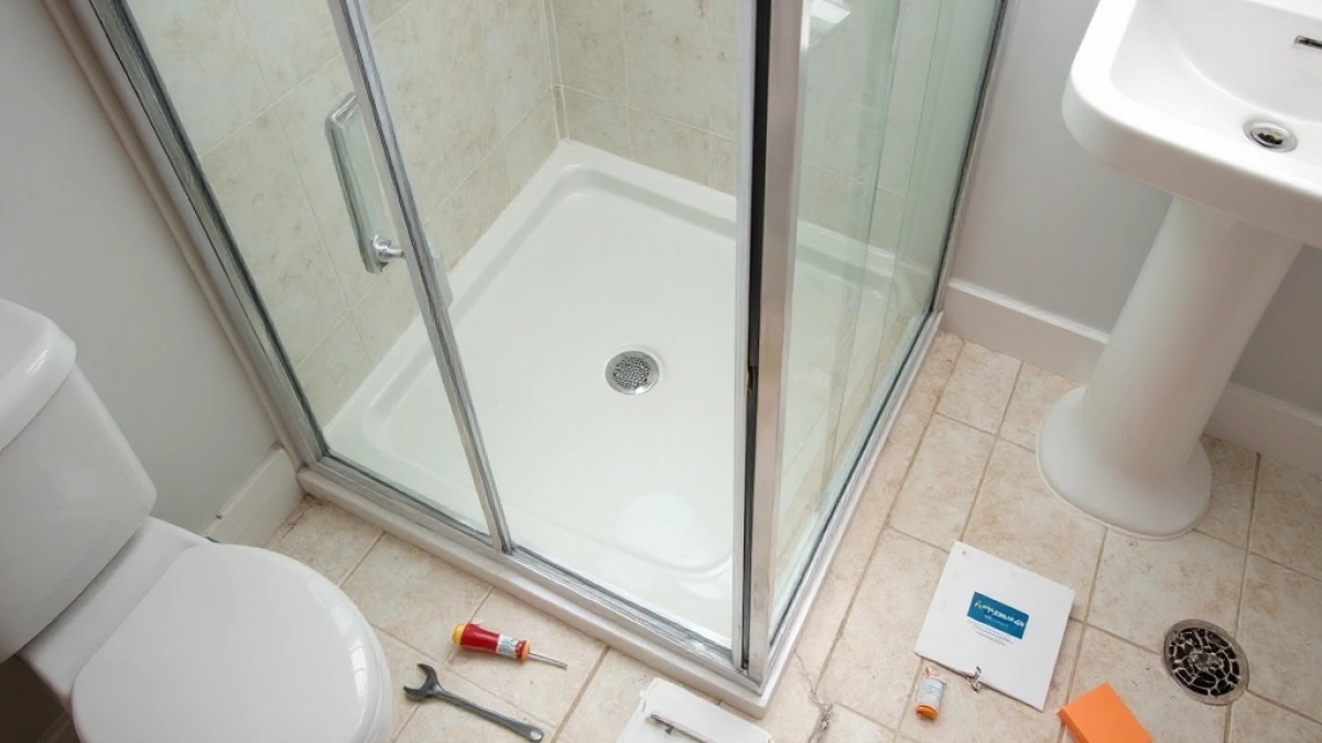 Demontaż i montaż kabiny prysznicowej