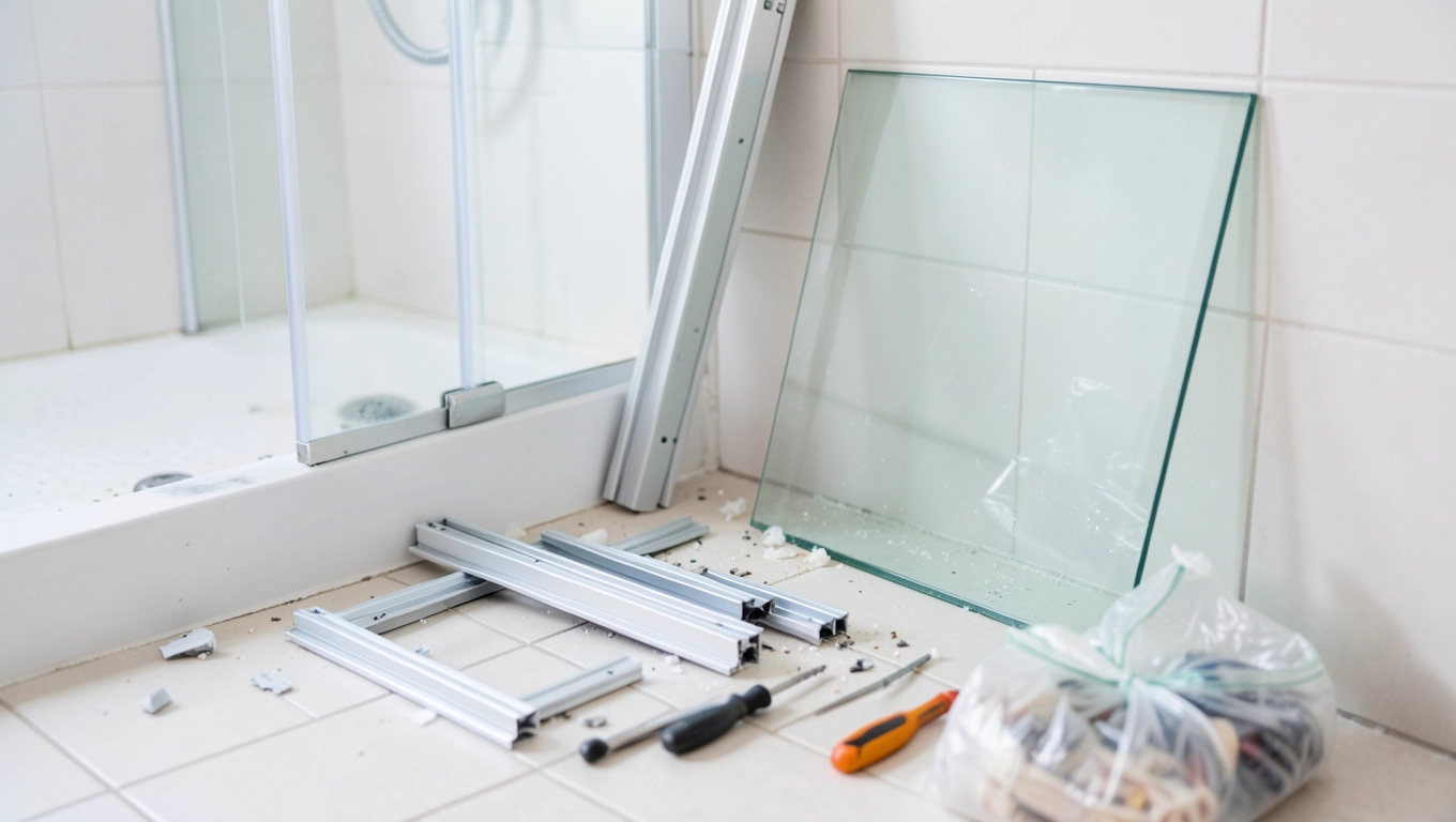 Demontaż kabiny prysznicowej - tylko robocizna