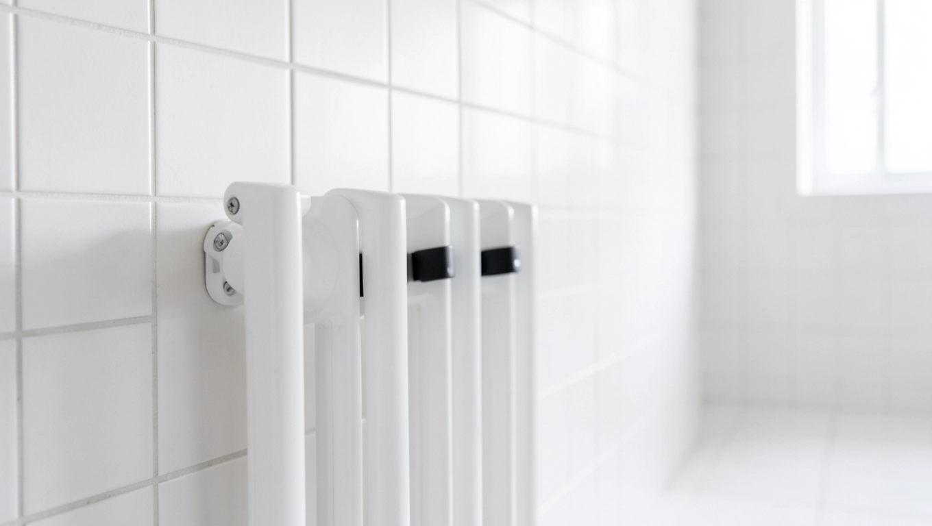 Design uchwytów w kolorach do aranżacji łazienki