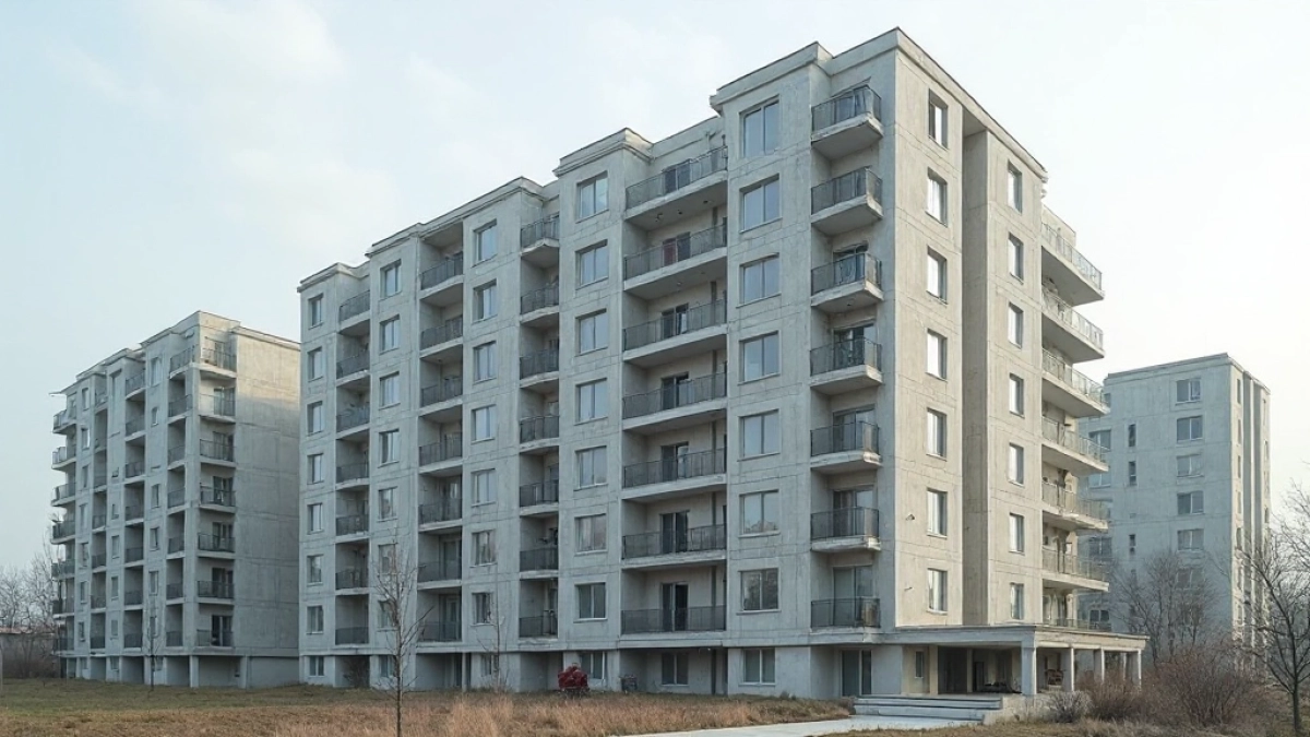 Długość bloku mieszkalnego