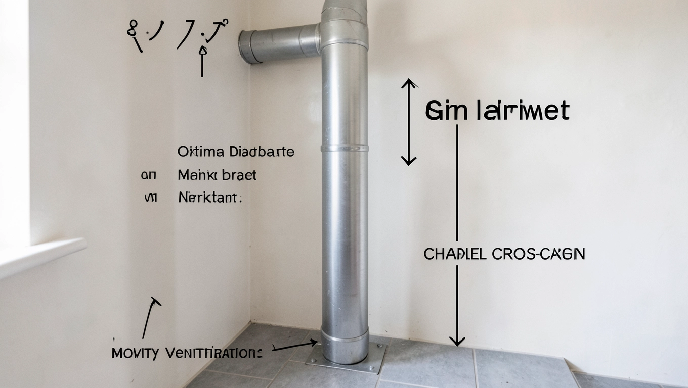 Dobór średnicy rury w wentylacji grawitacyjnej łazienki