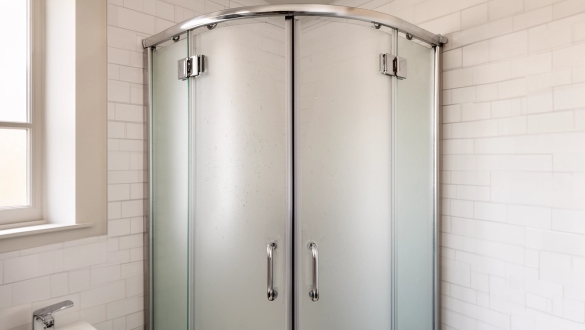 Drzwi do kabiny prysznicowej półokrągłej