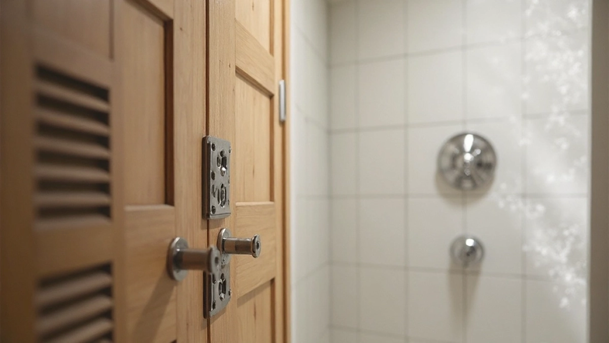 drzwi do łazienki z wentylacja