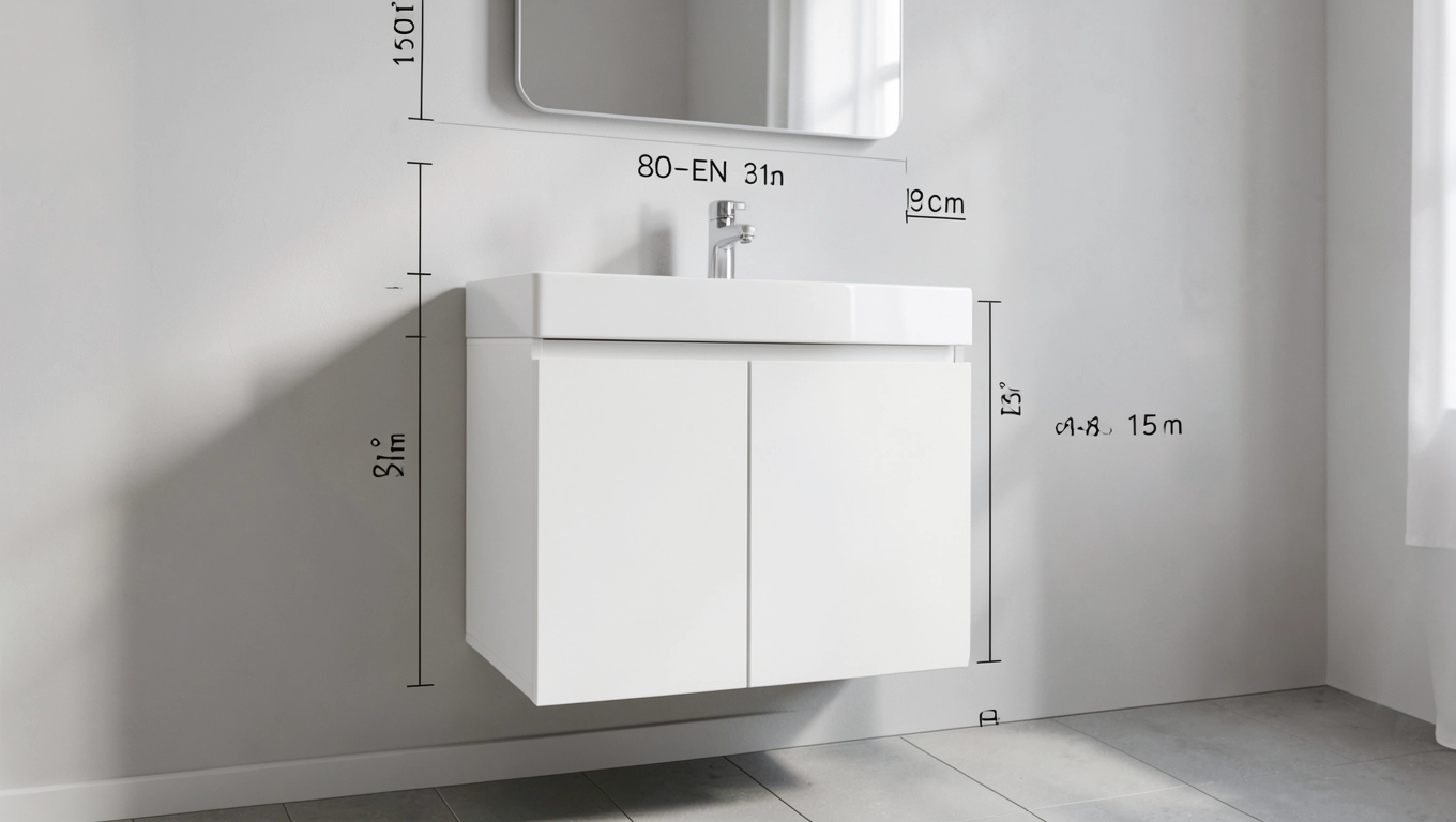 Ergonomiczne normy wysokości szafki łazienkowej