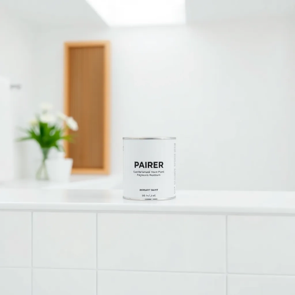 Farba biała do łazienki 1L