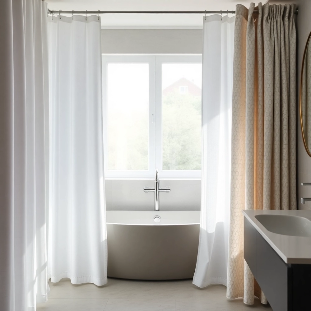 Firany do łazienki inspiracje