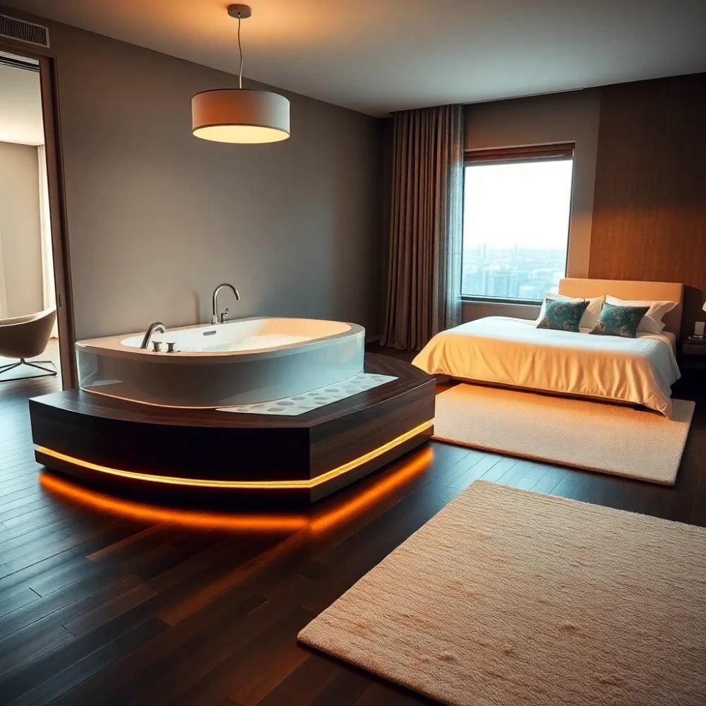 Gdańsk Hotel z jacuzzi w pokoju