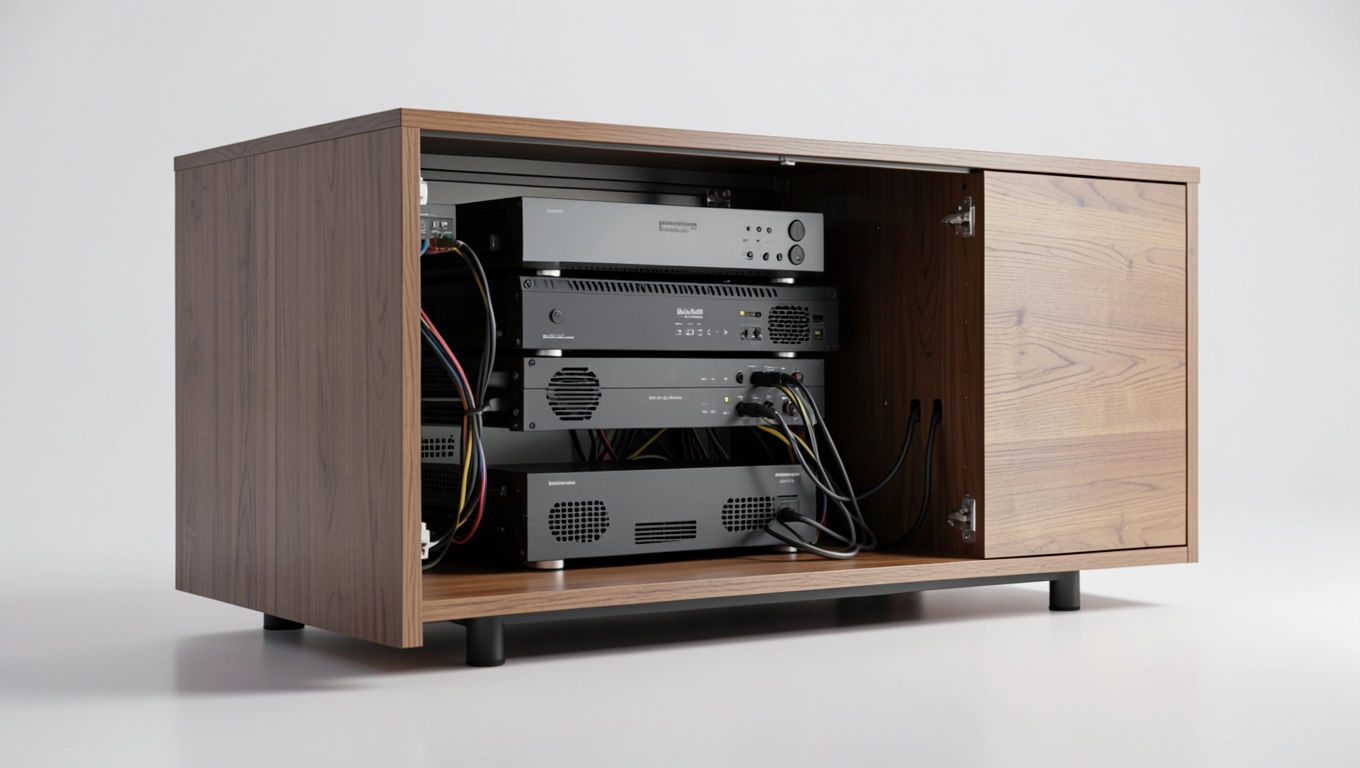 Głębokość a wentylacja i odprowadzanie ciepła w szafce RTV