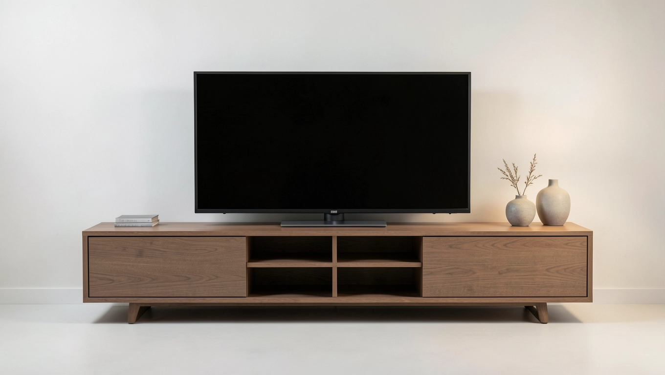 Głębokość szafki RTV a stabilność i wygląd