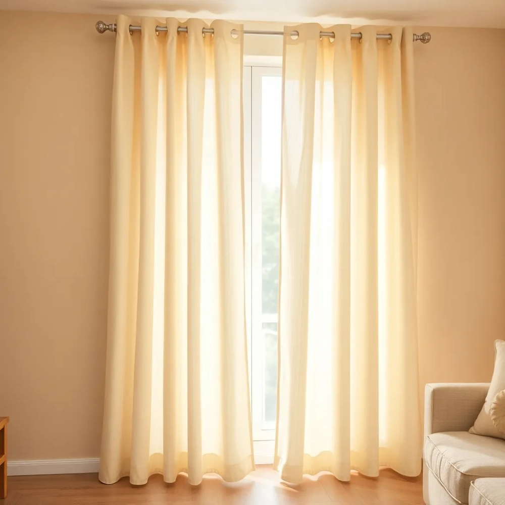 Gotowe firany do salonu wysokość 240 cm