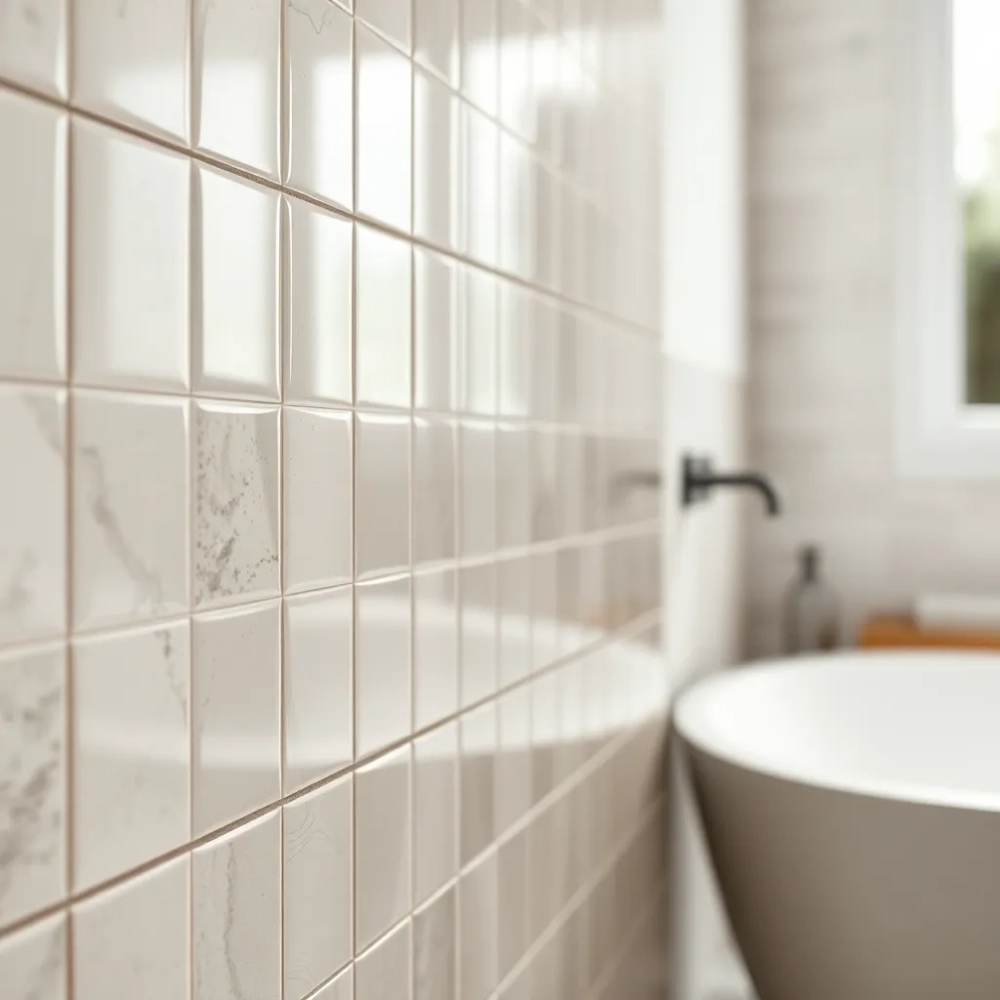 Gres szkliwiony do łazienki na ścianę