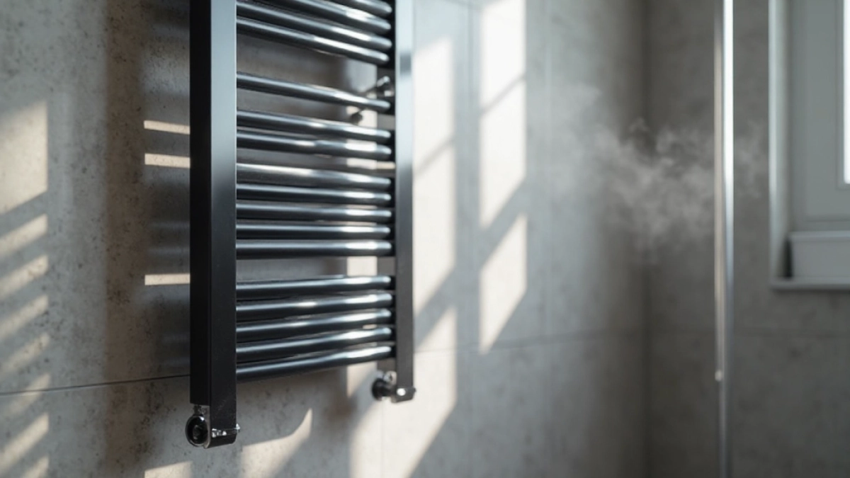 Grzejnik czarny łazienkowy