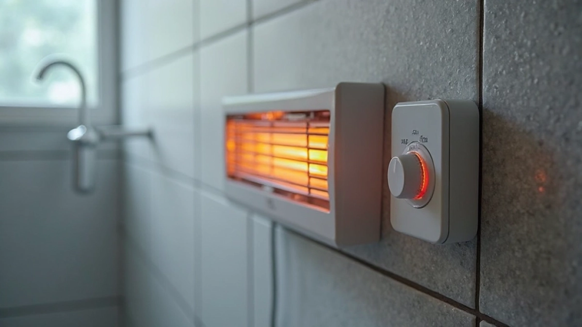 Grzejnik elektryczny z termostatem do łazienki