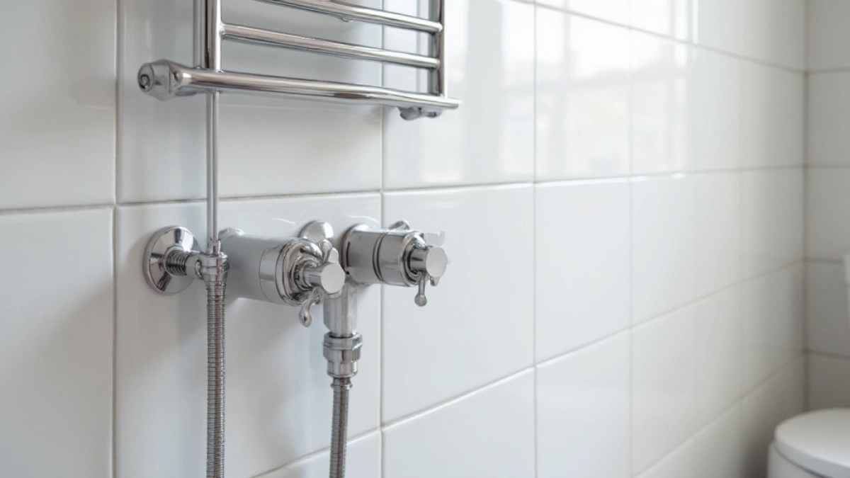 grzejnik łazienkowy z podłączeniem środkowym