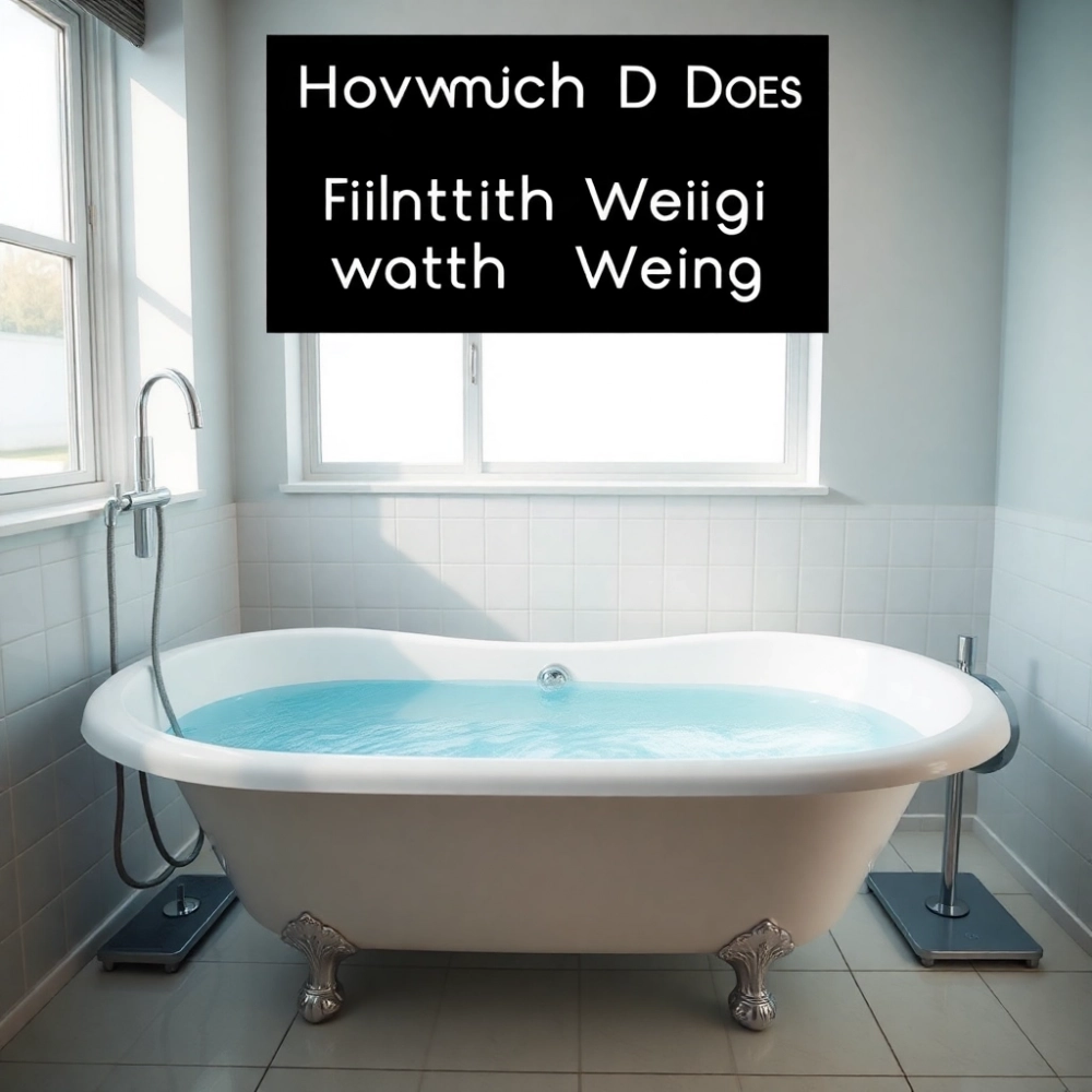 Ile Waży Wanna Z Wodą