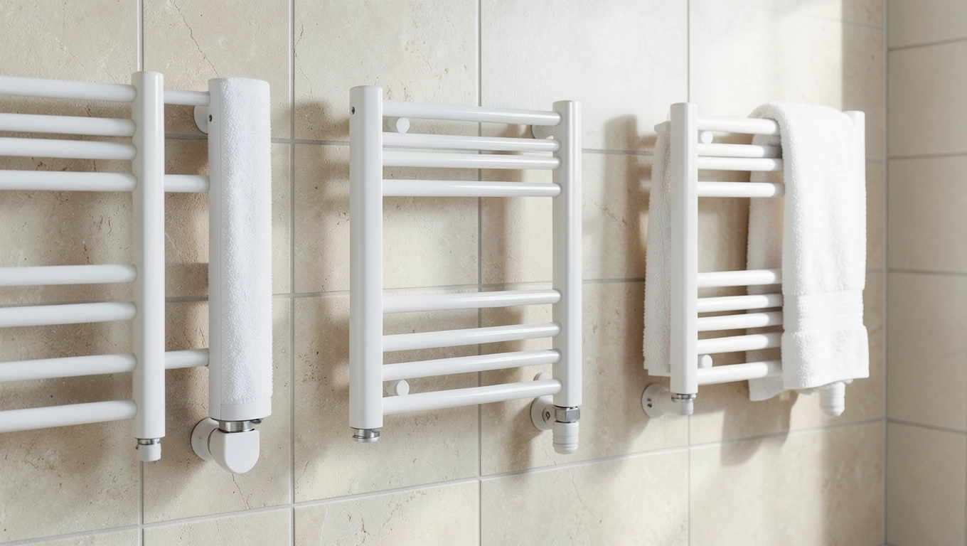 Inne rozstawy grzejników łazienkowych: 60 mm i więcej