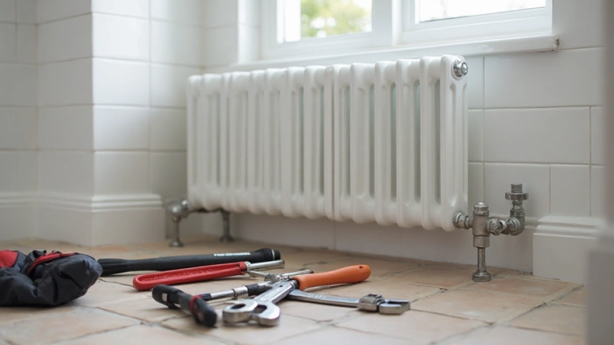 instalacja grzejnika łazienkowego