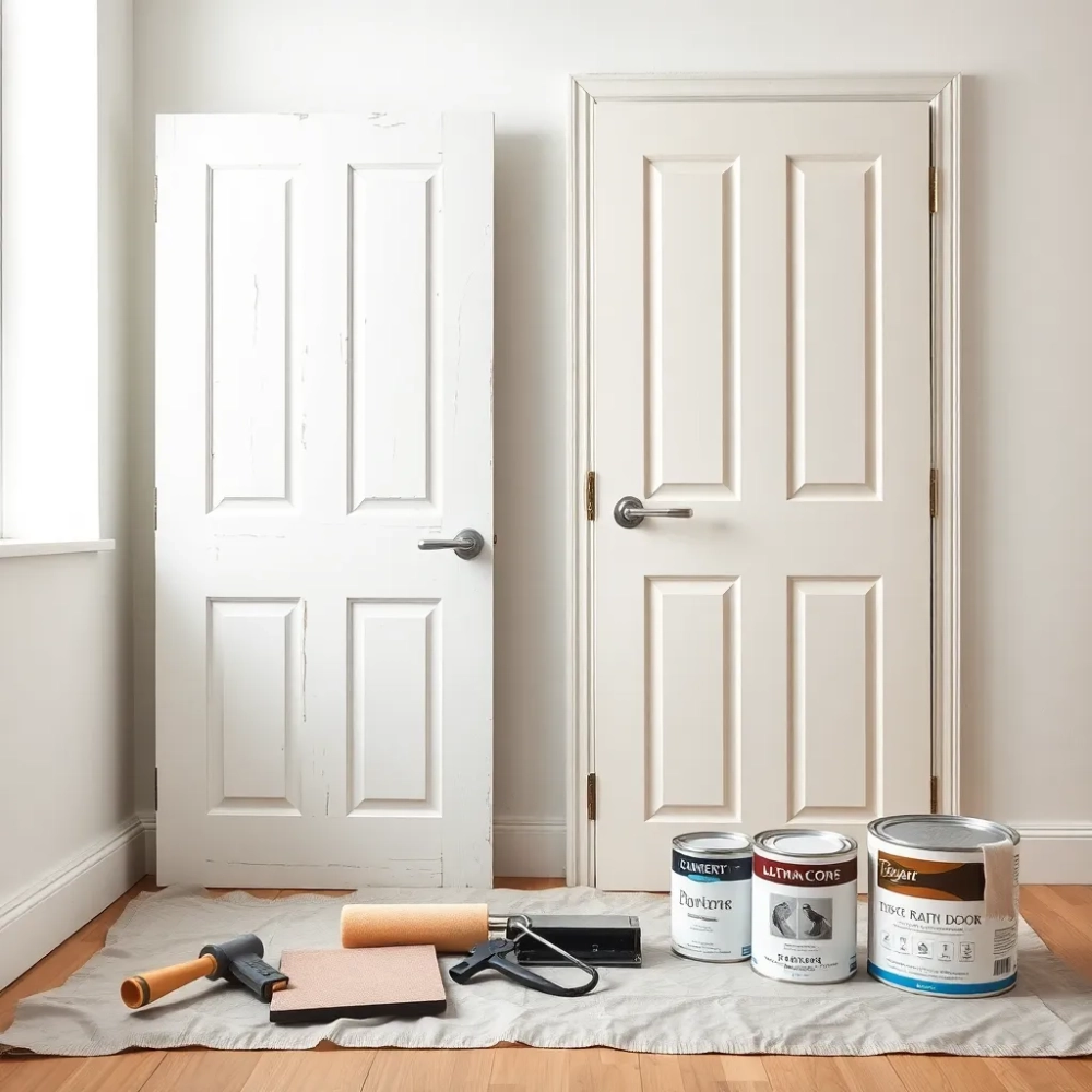 Jak odnowić stare drzwi łazienkowe