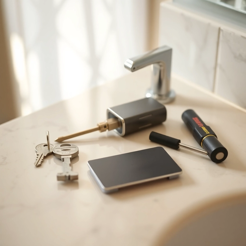 Jak otworzyć zatrzaśnięte drzwi łazienkowe