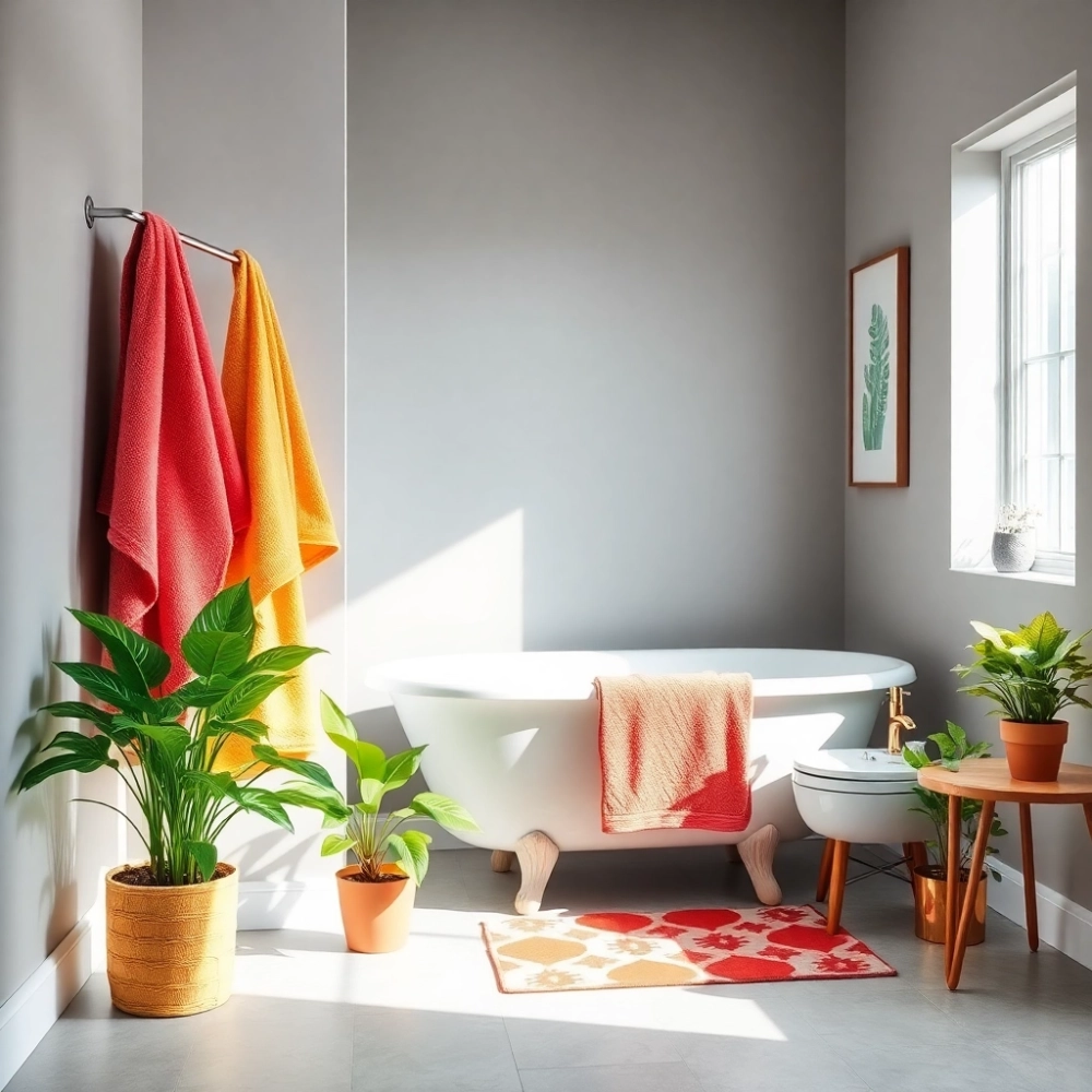 Jak ożywić szarą łazienkę